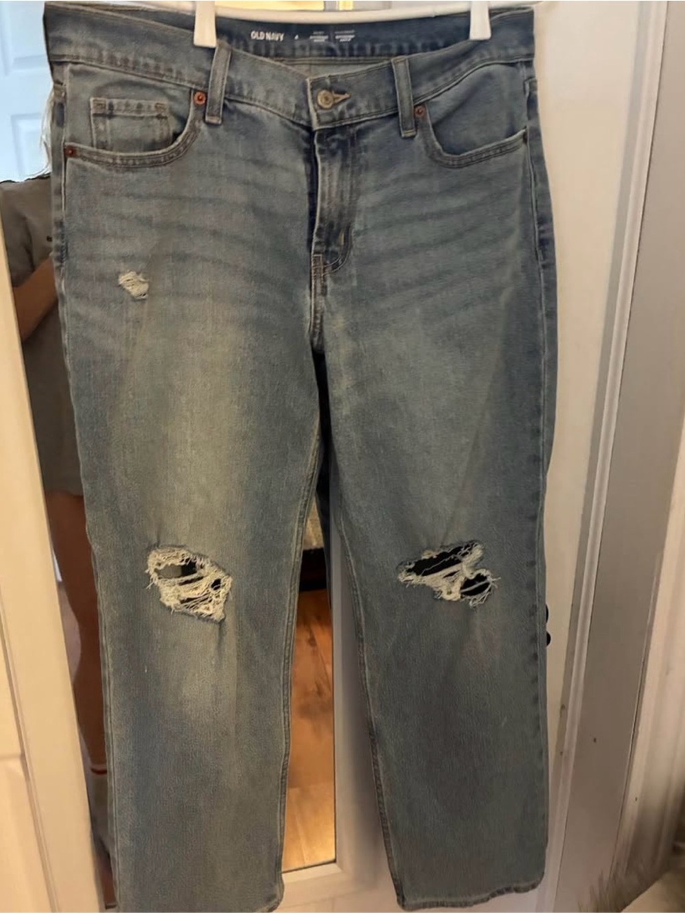 Old Navy Women's Light Wash Boyfriend Jeans